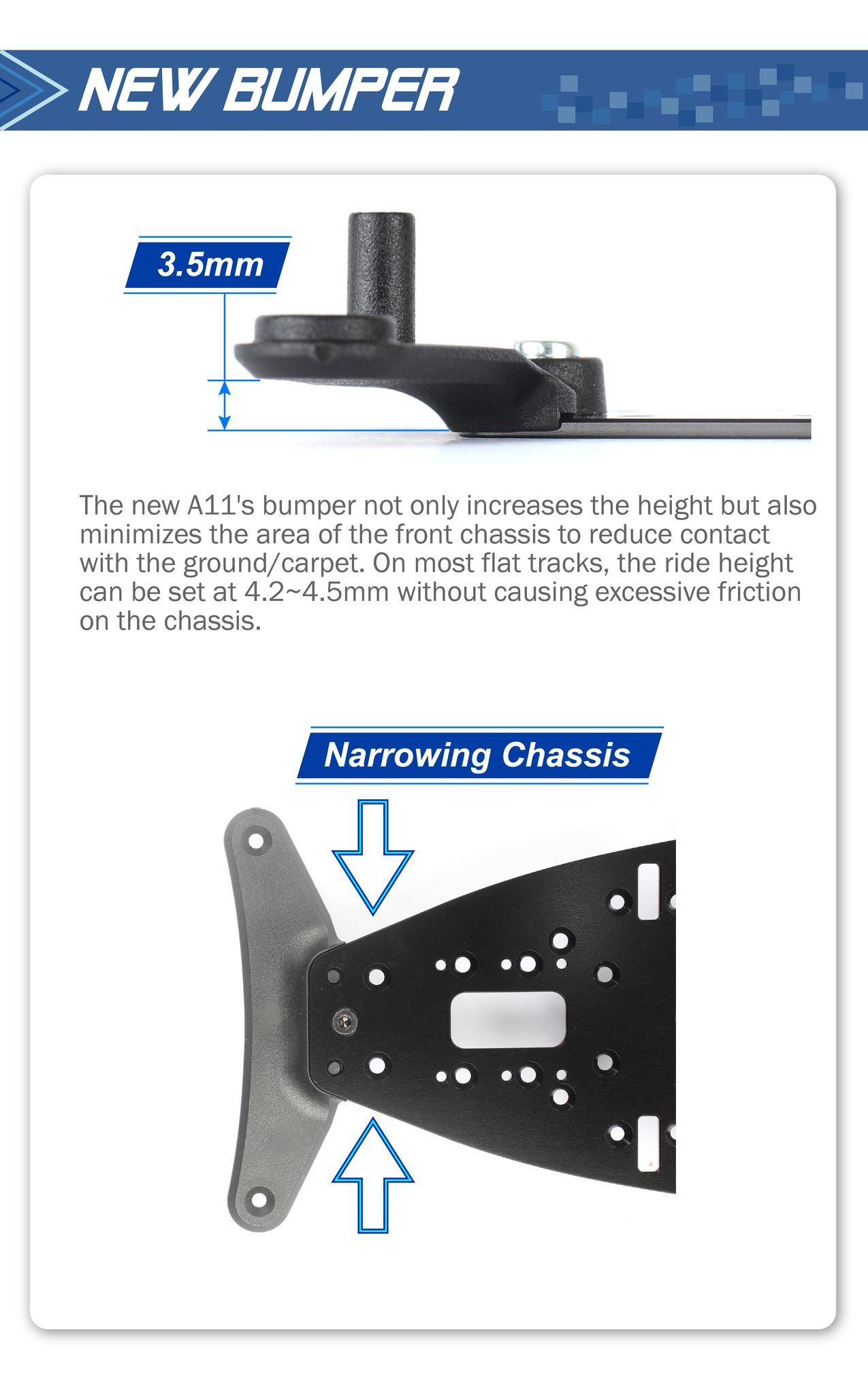 ARC A11 Touring Car Kit 1:10 Carbon Chassis | ARC-R100042